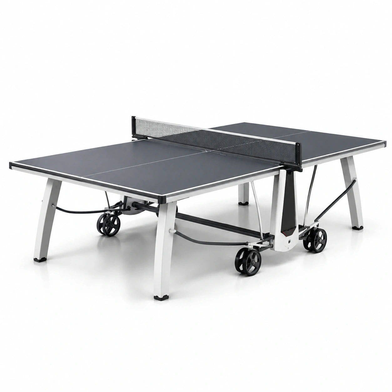 Klappbarer Tischtennistisch aus MDF und Stahl, 274 x 152 x 76 cm