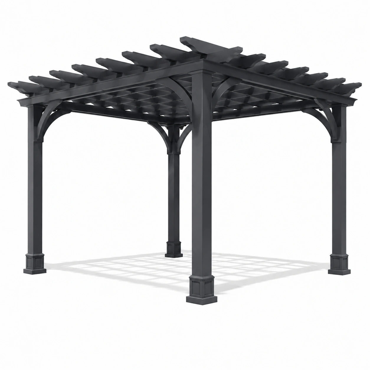 Aluminium Pergola 300x300x250 cm Anthrazit